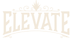 elevate name logo greyscale